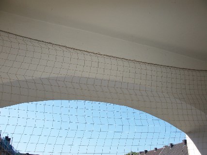 Kundenfoto von Taubenschutznetz per m² (nach Maß) 