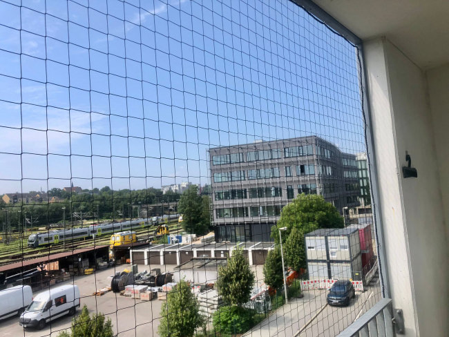 Kundenfoto von Taubenschutznetz per m² (nach Maß) 