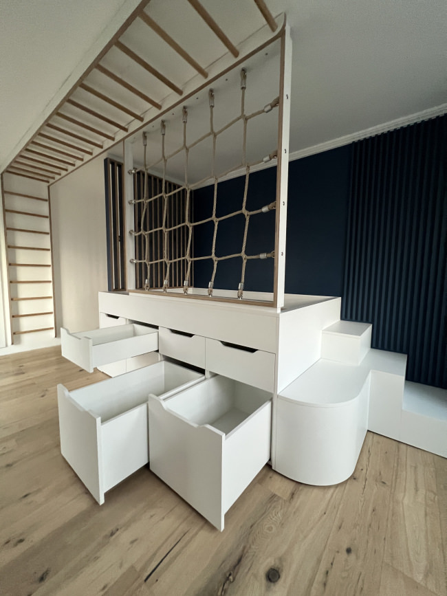 Kundenfoto von Geflochtenes Kletternetz nach Maß 