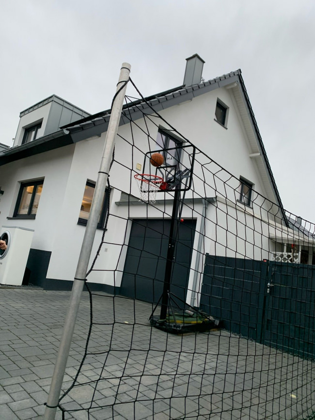 Kundenfoto von Basketballfangnetz per m² (nach Maß) 