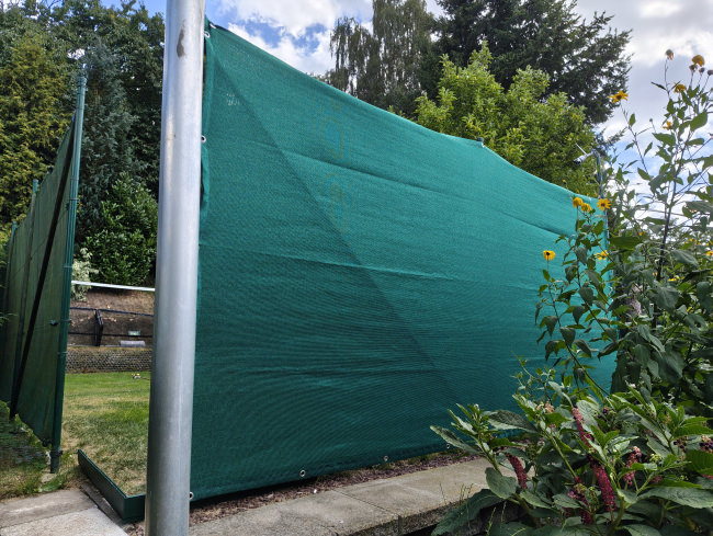 Kundenfoto von Tennis Court Screen by the m² (Custom-Made 