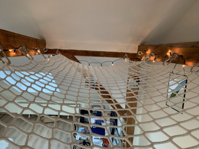 Kundenfoto von Kindergarten-Sicherungsnetz per m² (nach Maß) 