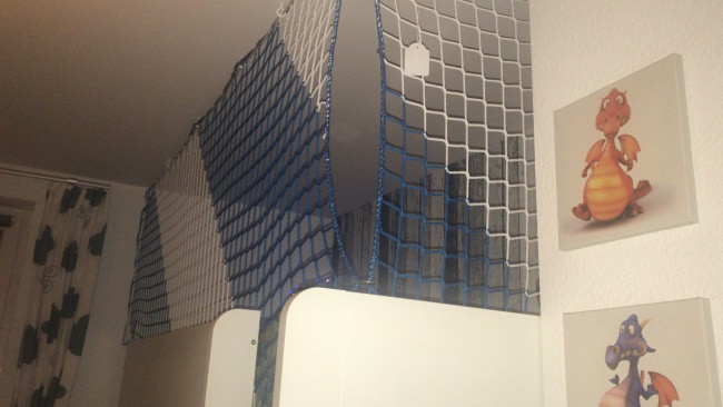 Kundenfoto von Loft Bed Net by the m² (Made to Measure) 