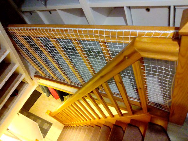 Kundenfoto von Sicherheitsnetz per m² (nach Maß) 1,5/30 mm 