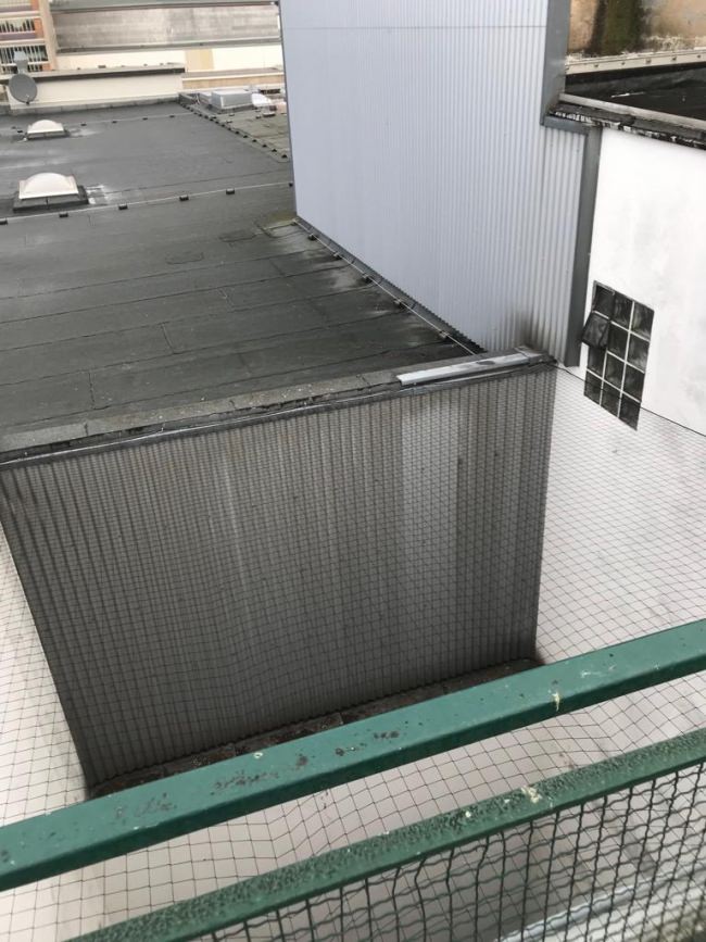 Kundenfoto von Taubenschutznetz per m² (nach Maß) 