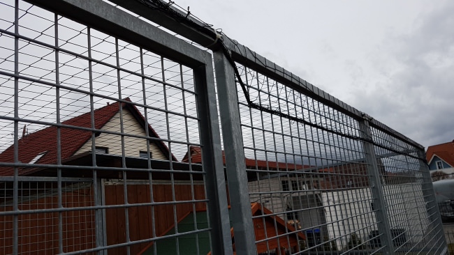 Kundenfoto von Taubenschutznetz per m² (nach Maß) 