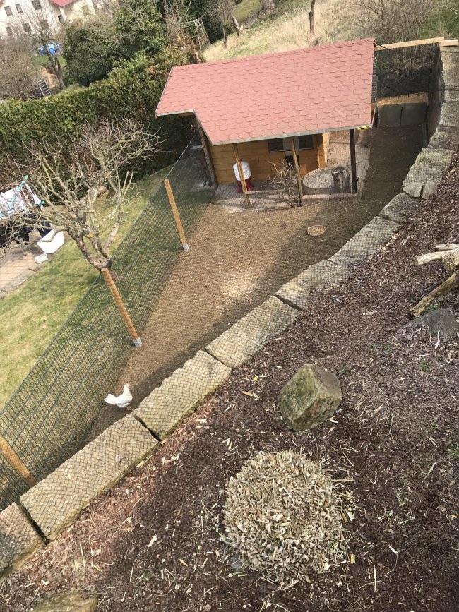 Kundenfoto von Volieren-Schutznetz per m² (nach Maß) 