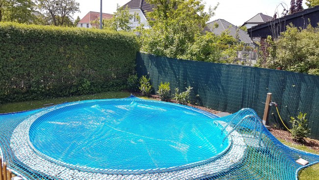Kundenfoto von Pond Cover Net (Fall Safety Net), Made to Measure 