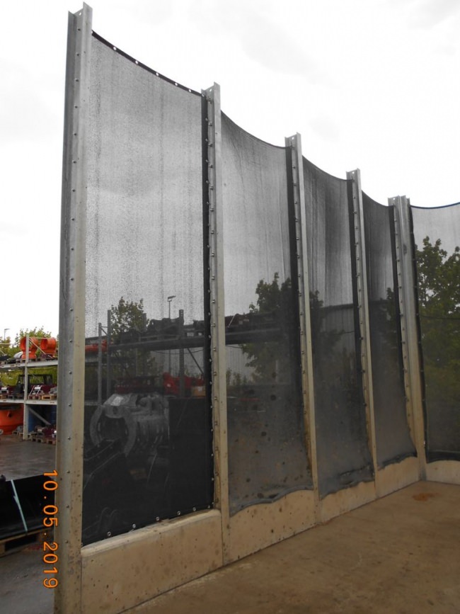 Kundenfoto von Windschutznetz nach Maß für Heim, Garten und Sport 