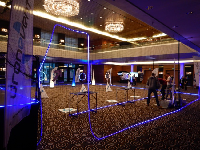 Kundenfoto von Flame-Retardant Drone Safety Net for Drone Arenas 