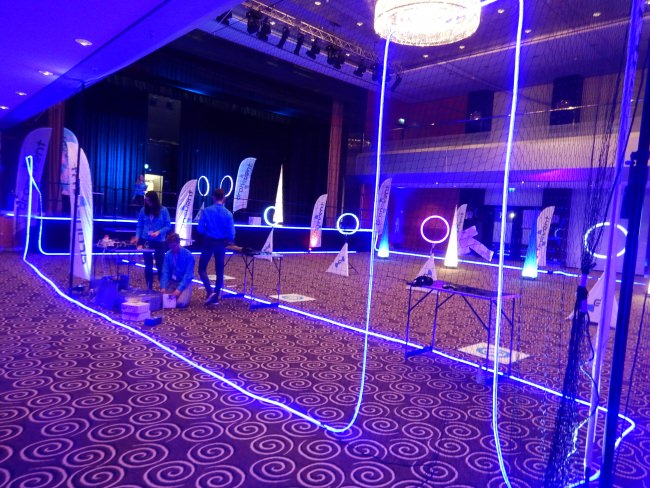 Kundenfoto von Flame-Retardant Drone Safety Net for Drone Arenas 