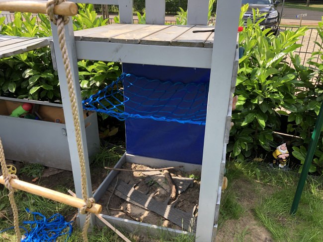 Kundenfoto von Bauschutznetz DIN EN 1263-1 per m² (nach Maß) 