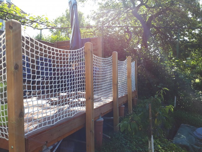 Balkon-Schutznetz für Kinder nach Maß