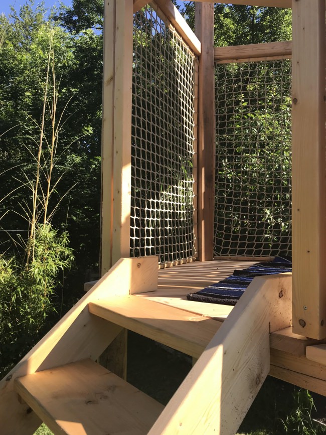 Kundenfoto von Kindergarten-Sicherungsnetz per m² (nach Maß) 