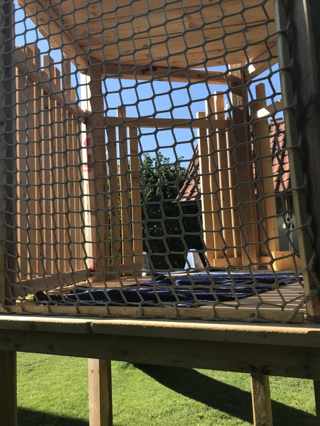 Kundenfoto von Kindergarten-Sicherungsnetz per m² (nach Maß) 