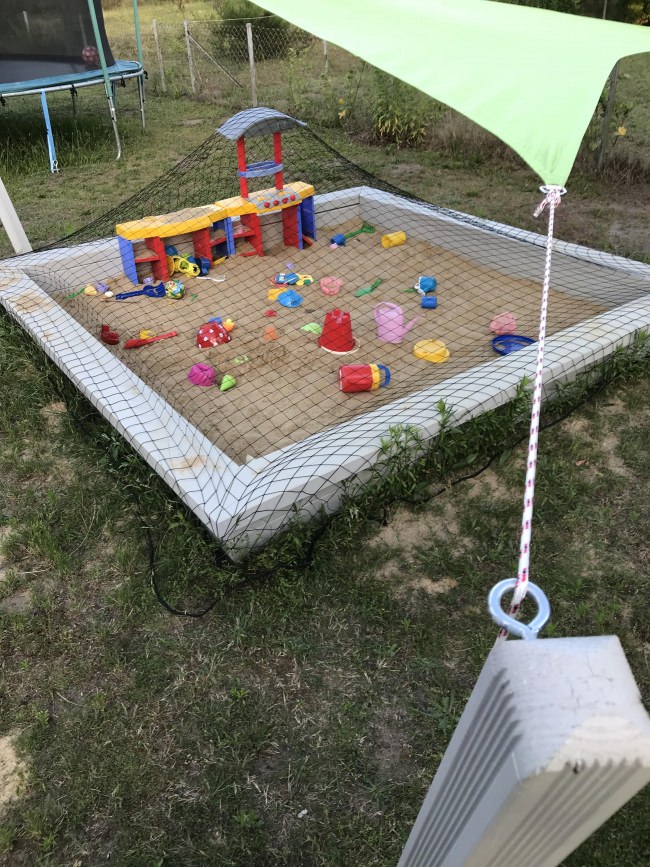 Kundenfoto von Greifvogel-Schutznetz für Hühnergehege nach Maß 