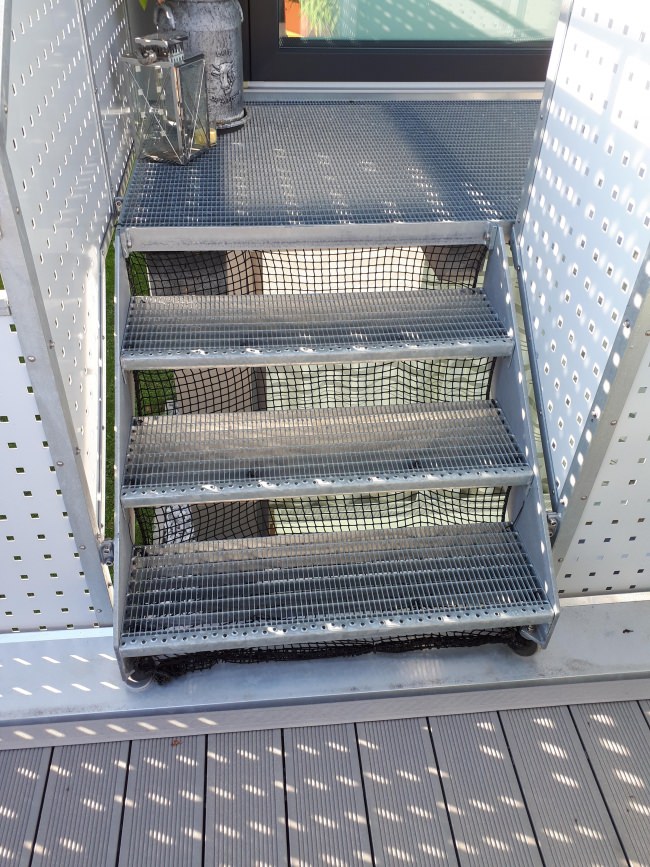 Kundenfoto von Schutznetz per m² (nach Maß) 1,8/20 mm 