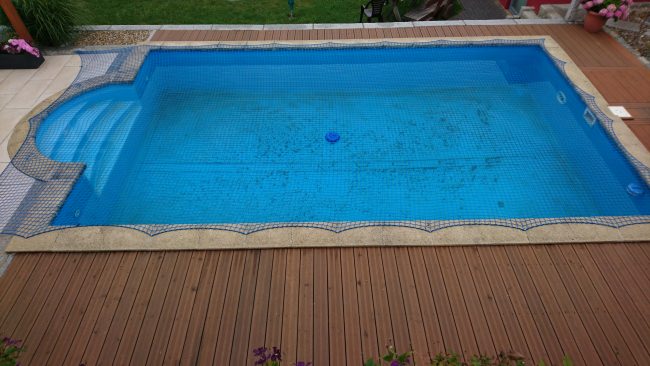 Kundenfoto von Wasserrutschen-Sicherungsnetz per m² (nach Maß) 