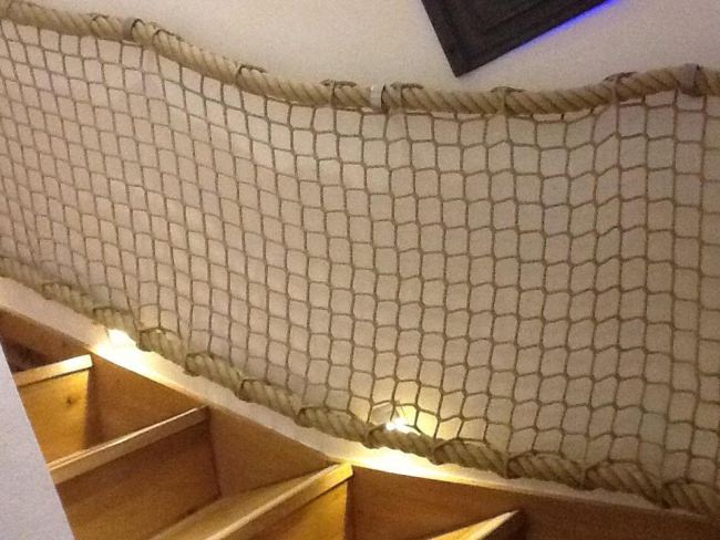 Kundenfoto von Safety Net for stairs/staircases by the m² 