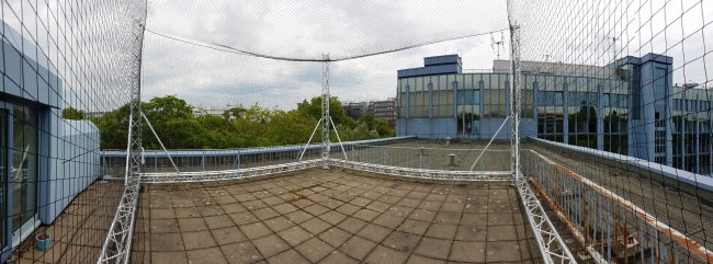 Kundenfoto von Flame-Retardant Drone Safety Net for Drone Arenas 