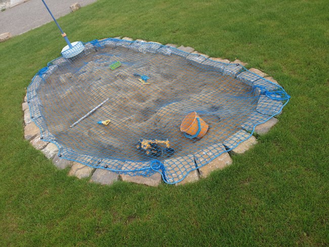 Kundenfoto von Sandpit Cover Net by the m² (Made to Measure) 