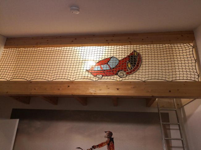 Kundenfoto von Kindergarten-Sicherungsnetz per m² (nach Maß) 