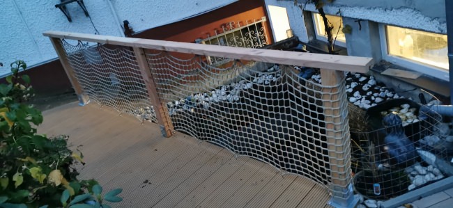 Kundenfoto von Kindergarten-Sicherungsnetz per m² (nach Maß) 