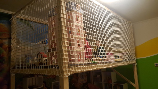 Kundenfoto von Kindergarten-Sicherungsnetz per m² (nach Maß) 