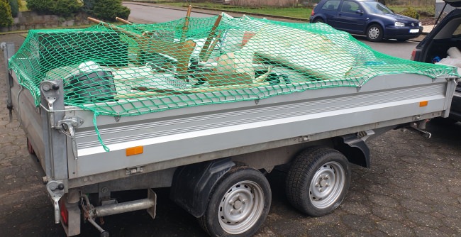 Kundenfoto von Trailer Cover Net with DEKRA Certificate - 2.50 x 3.50 m 