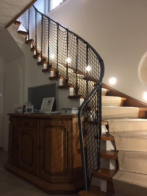 Kundenfoto von Staircase Safety Net by the m² (Made to Measure) 
