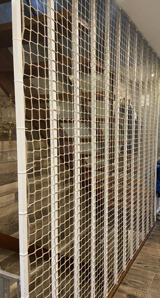 Kundenfoto von Staircase Safety Net by the m² (Made to Measure) 