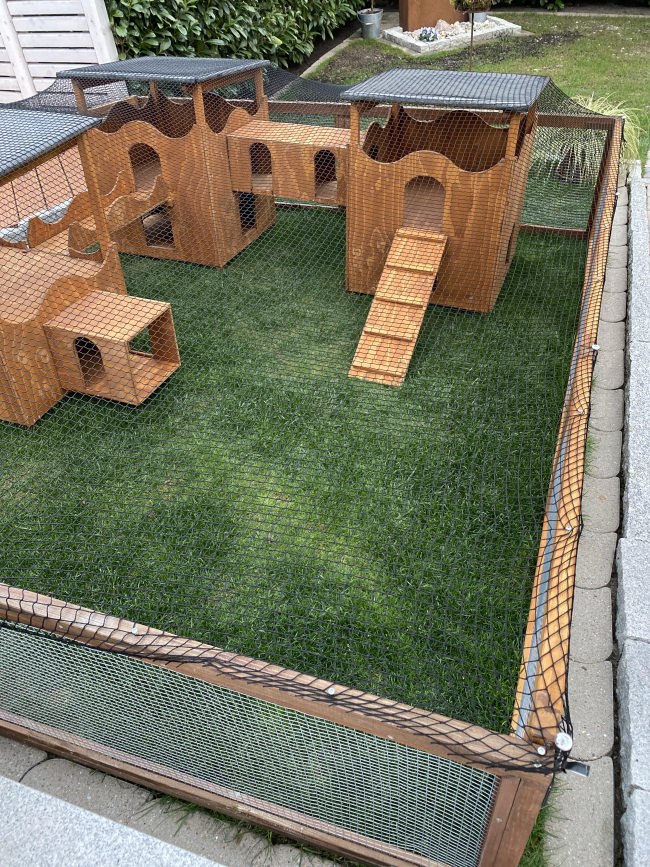 Kundenfoto von Aviary Net by the m² (Custom-Made), Black 