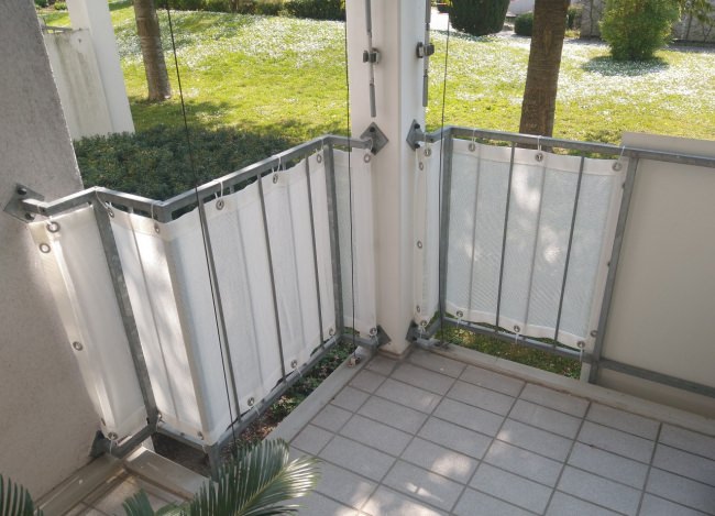 Kundenfoto von Windschutznetz nach Maß für Heim, Garten und Sport 