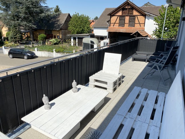 Kundenfoto von Windschutznetz nach Maß für Heim, Garten und Sport 