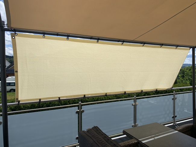 Kundenfoto von Opaque Screen Netting by the m² (Custom-Made) 