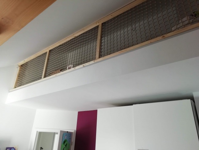 Kundenfoto von Kindergarten-Sicherungsnetz per m² (nach Maß) 