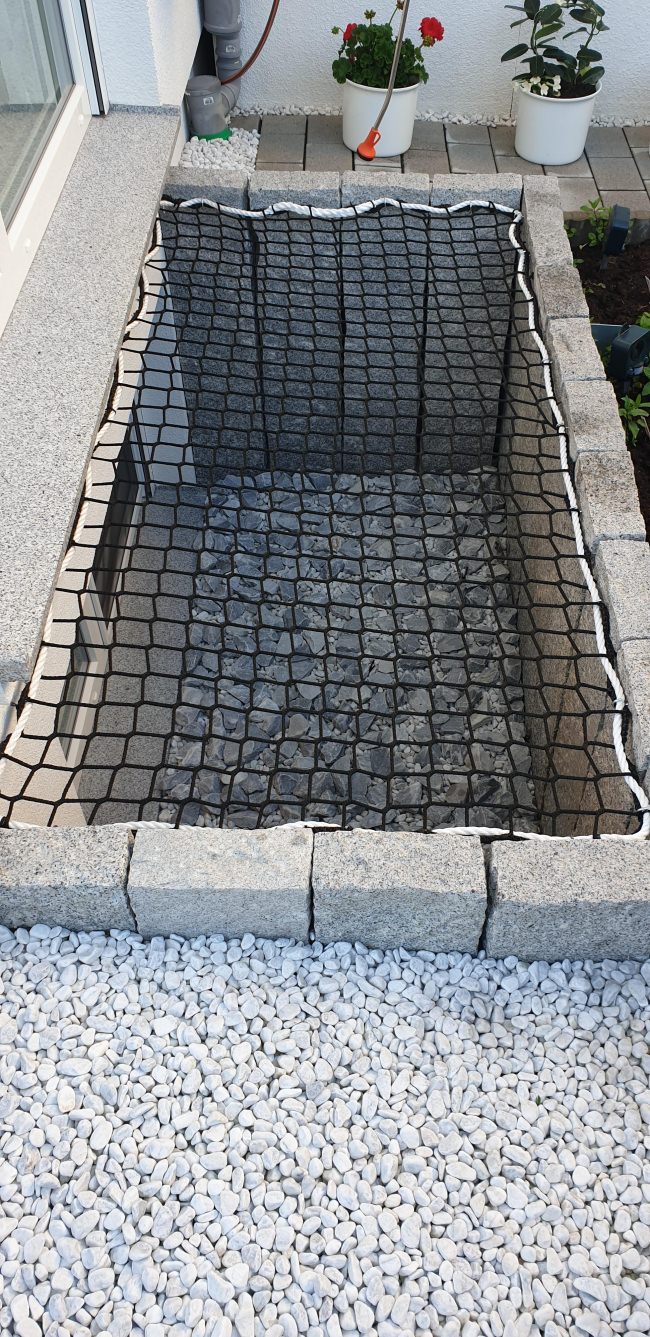 Kundenfoto von Auffangnetz DIN EN 1263-1 per m² (nach Maß) 