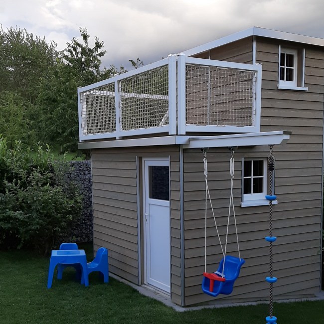 Kundenfoto von Safety Net for stairs/staircases by the m² 