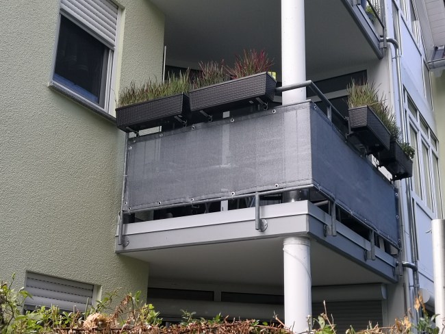 Kundenfoto von Windschutznetz nach Maß für Heim, Garten und Sport 