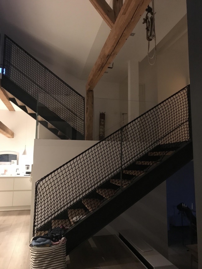 Kundenfoto von Safety Net for stairs/staircases by the m² 