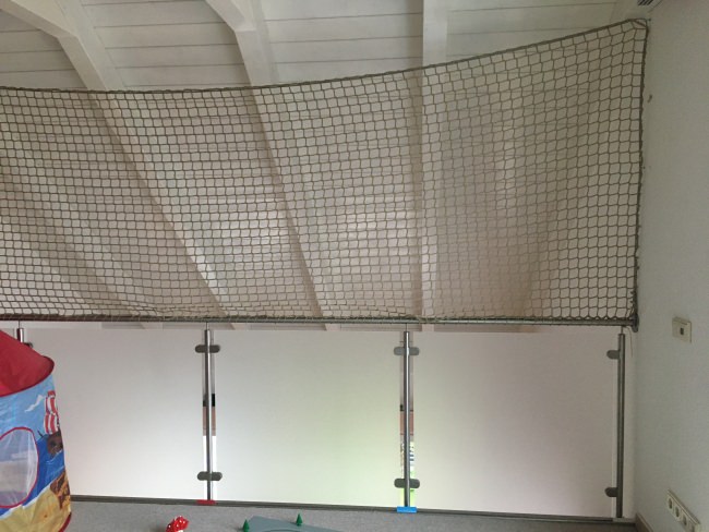 Kundenfoto von Kindergarten-Sicherungsnetz per m² (nach Maß) 