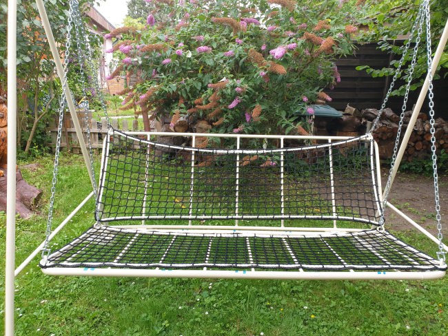 Kundenfoto von Treppenhaus-Auffangnetz per m² (nach Maß) 