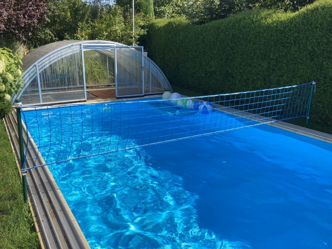 Kundenfoto von Volleyball Stop Net by the m² (Made to Measure) 