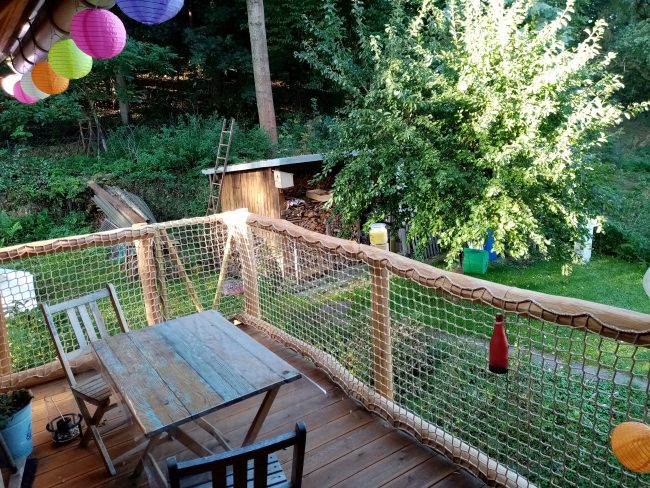 Kundenfoto von Safety Net for stairs/staircases by the m² 