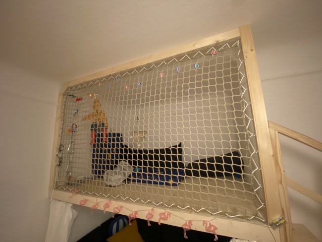 Kundenfoto von Kindergarten-Sicherungsnetz per m² (nach Maß) 