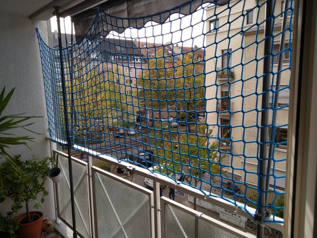 Kundenfoto von Auffangnetz DIN EN 1263-1 per m² (nach Maß) 