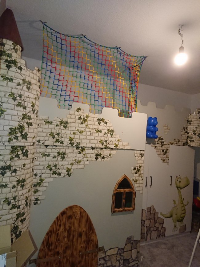 Kundenfoto von Loft Bed Net by the m² (Made to Measure) 