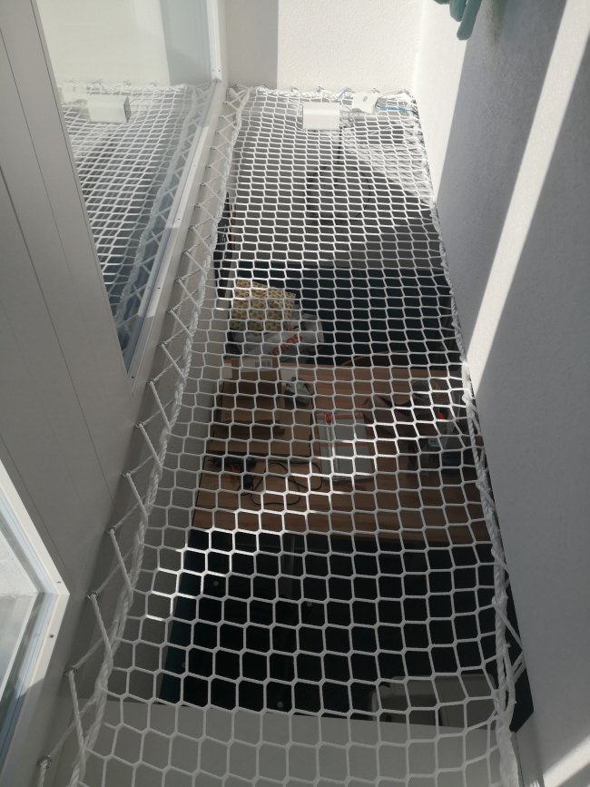 Kundenfoto von Safety Net for stairs/staircases by the m² 
