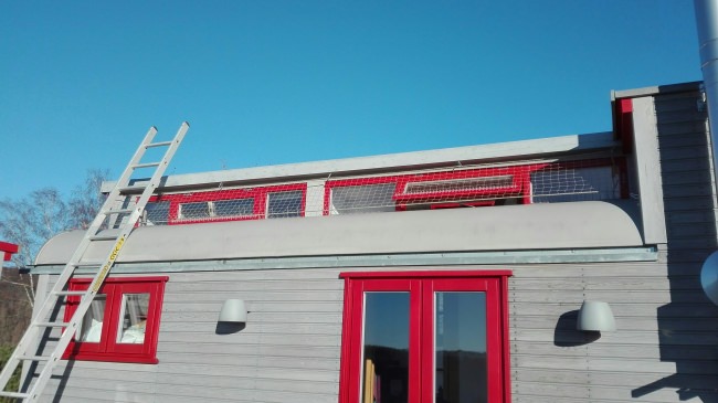 Kundenfoto von Taubenschutznetz per m² (nach Maß) 