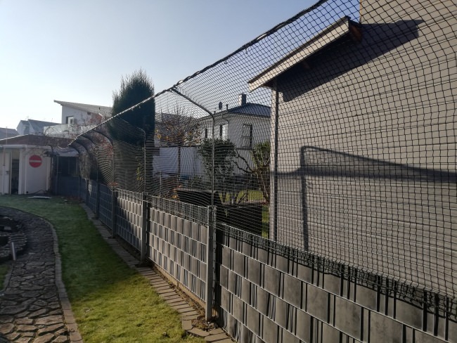 Kundenfoto von Sicherheitsnetz per m² (nach Maß) 1,8/30 mm 